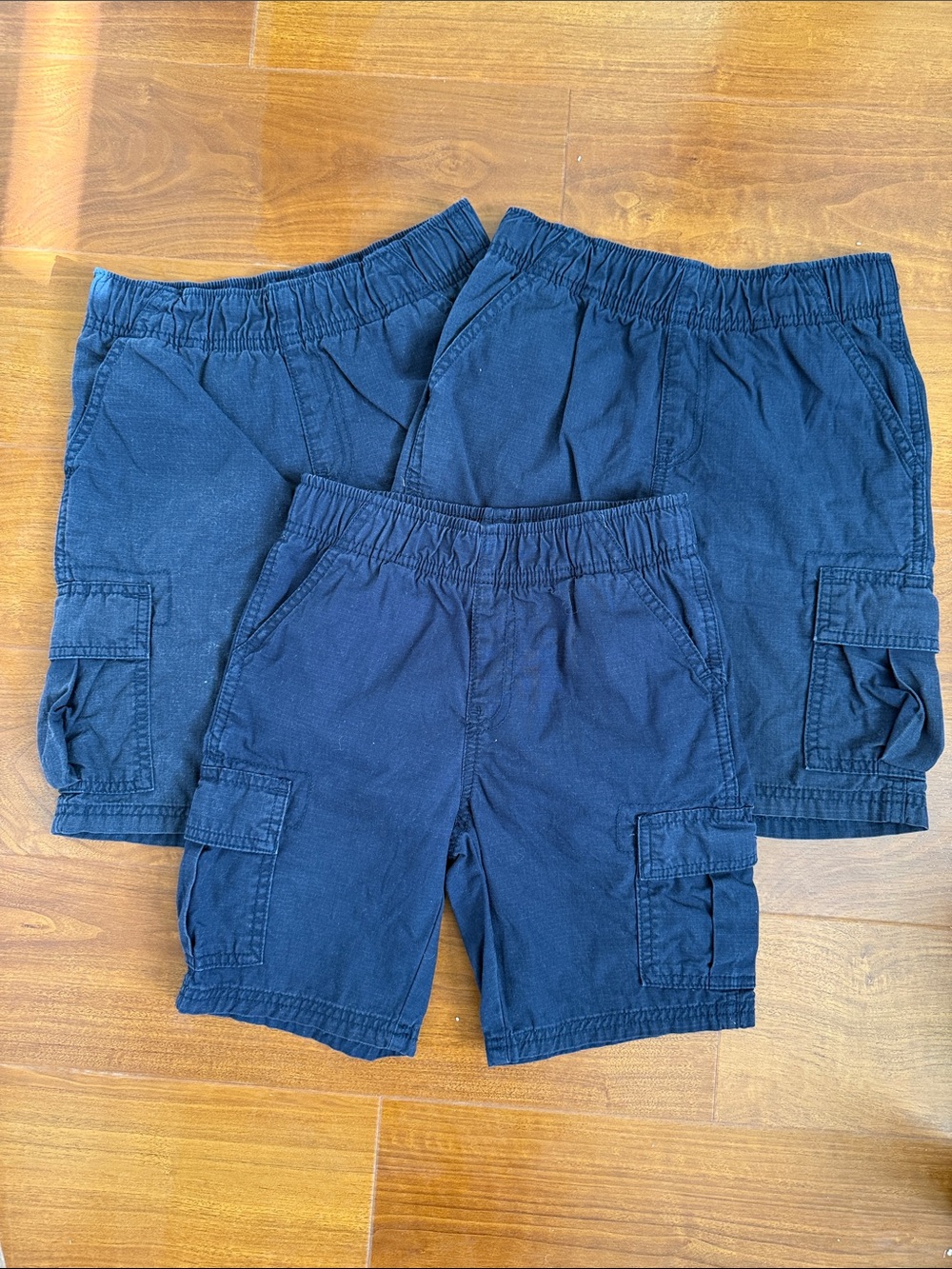 The Children's Place Navy Cargo Shorts Trio